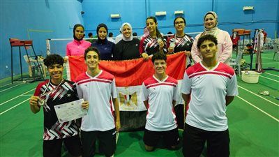 إنجاز جديد للريشة الطائرة المصرية في البطولة العربية المدرسية بالأردن - الخليج الان