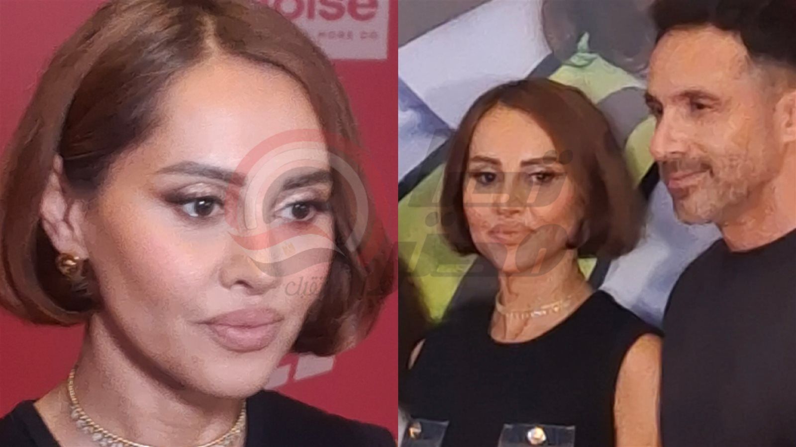 رفقة زوجها.. ياسمين رئيس تصل العرض الخاص لفيلم ماما وبابا - الخليج الان