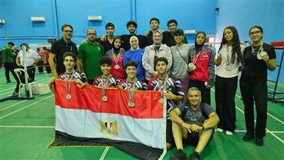 مصر تحصد فضية وبرونزية الريشة الطائرة بالبطولة العربية المدرسية - الخليج الان