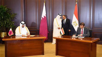 وزير الزراعة ووزير البلدية بدولة قطر يوقعان مذكرة تفاهم لتعزيز التعاون في المجالات المرتبطة بالقطاع الزراعي والأمن الغذائي - الخليج الان