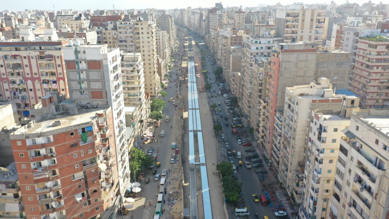 نقلة نوعية في منظومة النقل الجماعي..تطوير أعمال مشروع مترو الإسكندرية - الخليج الان