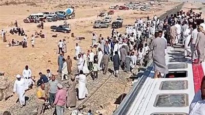 شاهد عيان حول حادث قطار مطروح: المطب الهوائي أدى إلى انفصال عربات من القطار - الخليج الان