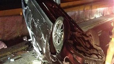 إصابة 5 أشخاص في حادث إنقـ ـلاب سيارة بطريق أسيوط الغربي - الخليج الان