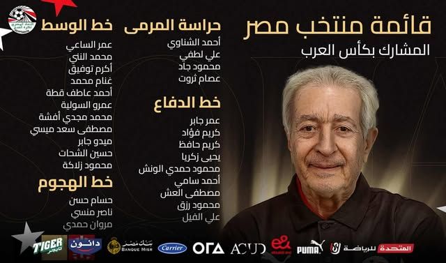 حلمي طولان يعلن قائمة منتخب مصر الثاني استعداداً لبطولة كأس العرب - الخليج الان