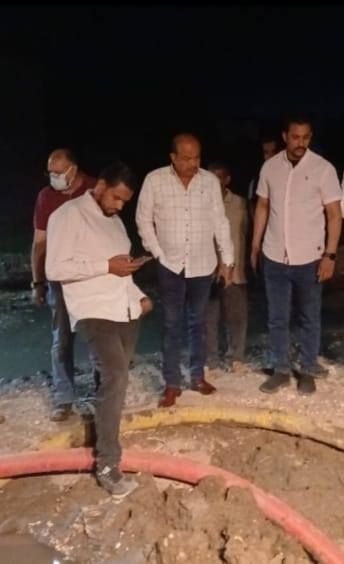 سكرتير عام محافظة الأقصر يتابع أعمال إصلاح كسر خط طرد الصرف الصحي بالحبيل - الخليج الان