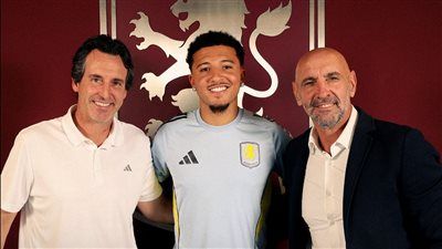 أستون فيلا الإنجليزي يضم جادون سانشو من مانشستر يونايتد علي سبيل الإعارة - الخليج الان