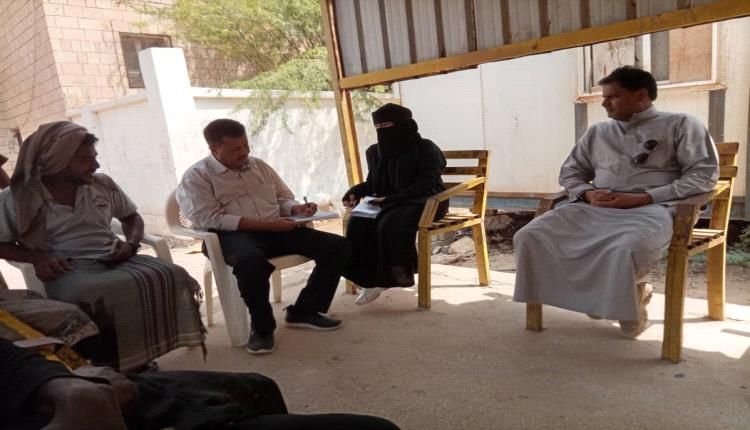 مدير عام رضوم يلتقي فريق المسح لمنظمة الإنقاذ الدولية IRC والتقييم السنوي