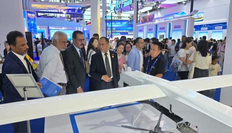 وزير الصناعة يشيد بجناح اليمن المشارك في المعرض السابع للصين والدول العربية