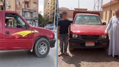 تفاصيل واقعة قيادة طفل لسيارة "ربع نقل" والسير برعونة بالمعادي - الخليج الان