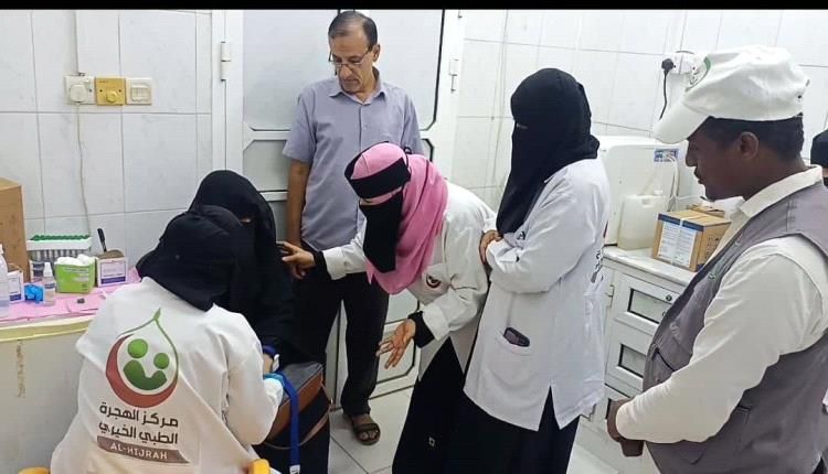 مخيم طبي مجاني للأمراض المزمنة في منصورة عدن