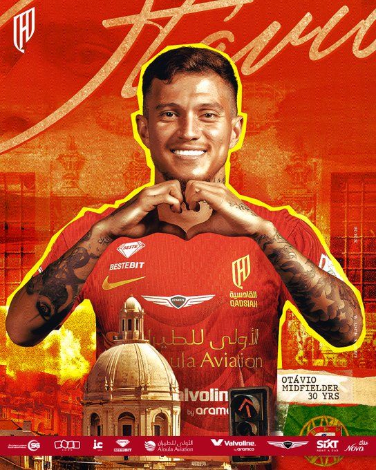 القادسية السعودي يعلن تعاقده مع البرتغالي أوتافيو مونتيرو - الخليج الان