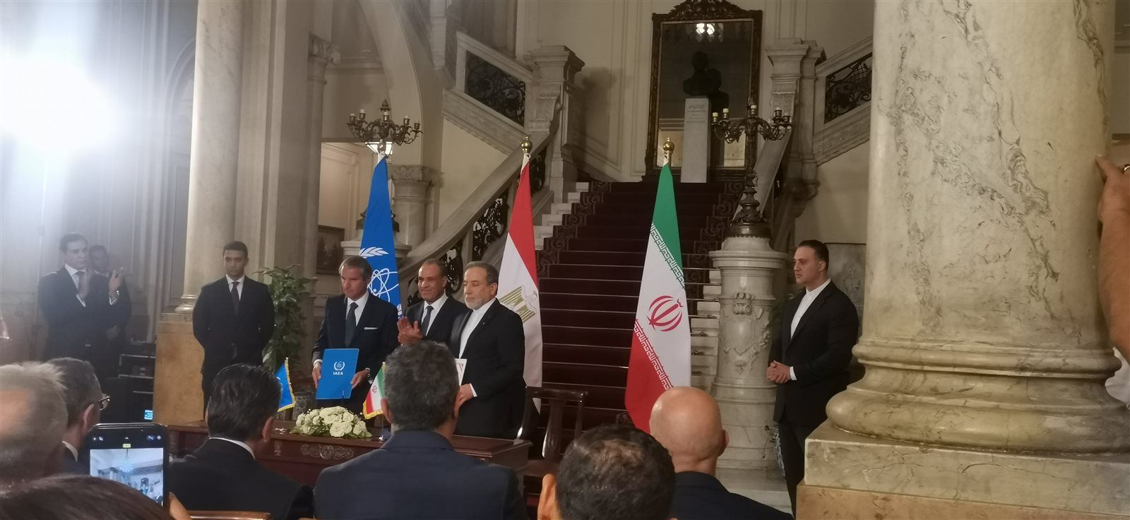 السعودية: نرحب بتوقيع اتفاق استئناف التعاون المشترك بين إيران والوكالة الدولية للطاقة الذرية برعاية مصرية - الخليج الان