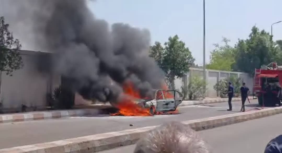 حريق سيارة ملاكي بجوار مسجد عبدالرحيم القنائي دون إصابات - الخليج الان