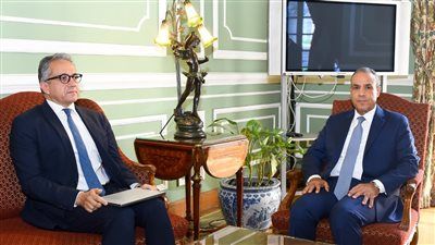 وزير الخارجية يستقبل المرشح المصري لمنصب مدير عام اليونسكو|صور - الخليج الان
