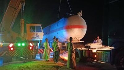 محافظ الأقصر يوجه بسرعة إنقاذ تانك بوتاجاز بعد انقـ ـلاب تريلا بطريق الرزيقات – الوادي الجديد - الخليج الان
