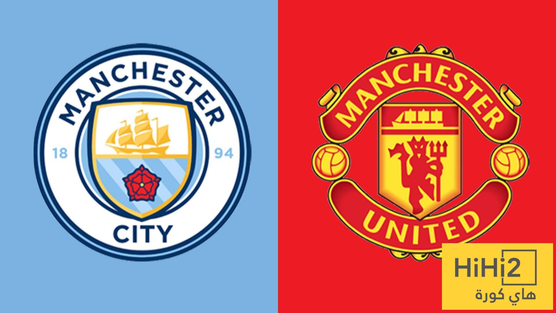 أرقام قياسية سلبية في الشوط الأول من ديربي مانشستر