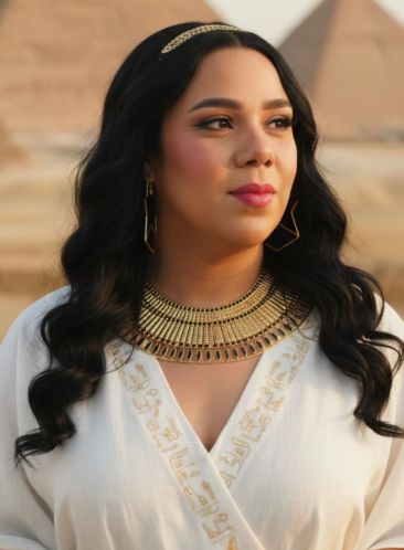 بالزي الفرعوني.. شيماء سيف تشارك جمهورها إطلالة جديدة - الخليج الان