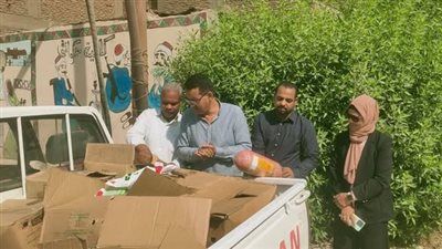 تموين الأقصر: ضبط ربع طن لانشون بقرى وبرجر وسجق.. وضبط طن كلور ومنظفات مجهولة المصدر - الخليج الان