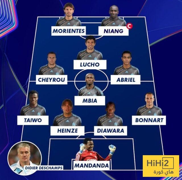 أخر مباراة جمعت ريال مدريد و مارسيليا و تشكيلة الفريقين