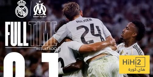 احصائيات مباراة الريال ضد مارسيليا