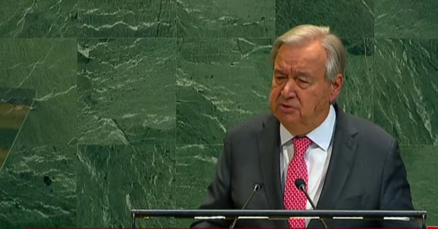 جوتيريش: لا سلام في الشرق الأوسط دون حل الدولتين - الخليج الان