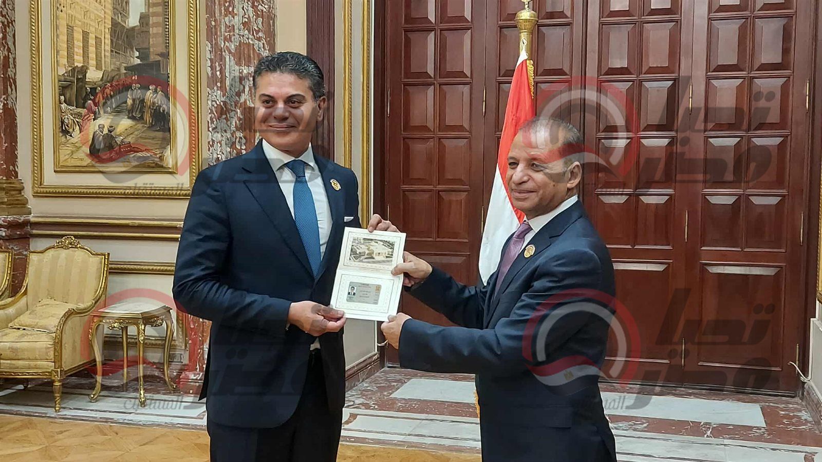 النائب مجدى البرى يتسلم كارنية عضوية مجلس الشيوخ 2025..صور - الخليج الان