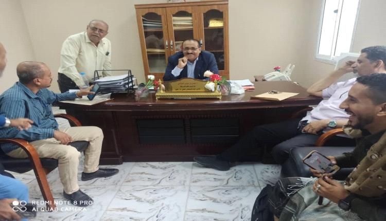 اجتماع للوقوف على الاضرار التي لحقت بمشروع الصرف الصحي بالوهط