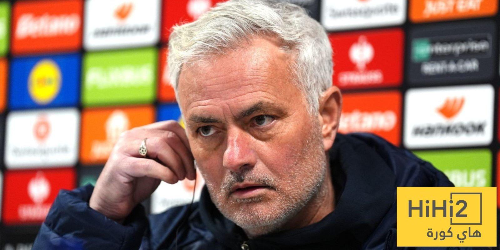 احصائية مذهلة للمدرب مورينيو في الدوري البرتغالي