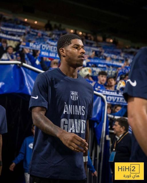 راشفورد حقق أول أهدافه مع برشلونة