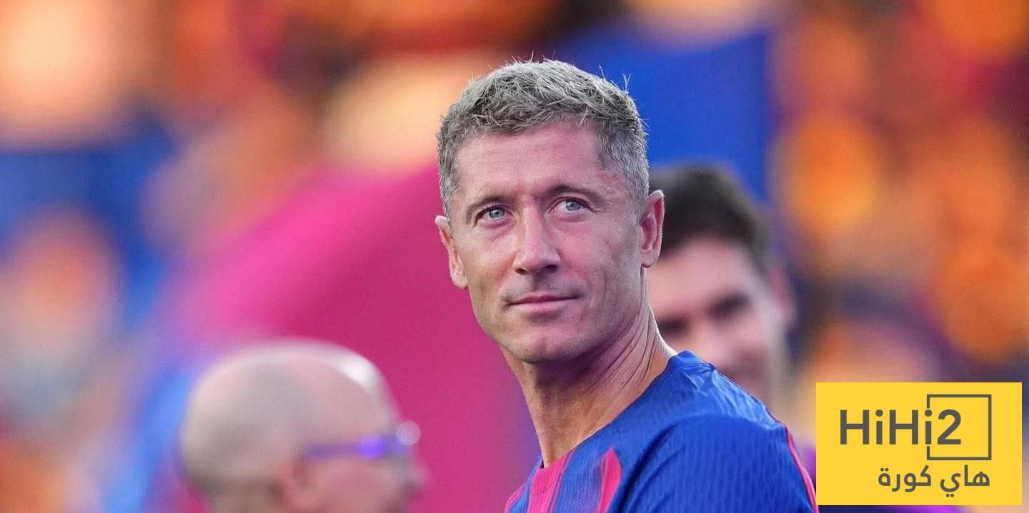 ليفاندوفسكي يواصل مفاجأة برشلونة – هاي كورة