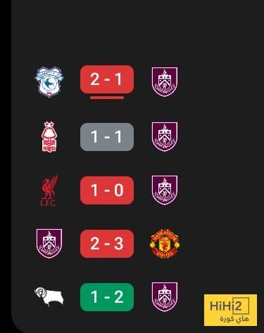 بيرنلي في اسوأ أحواله قبل مواجهة السيتي