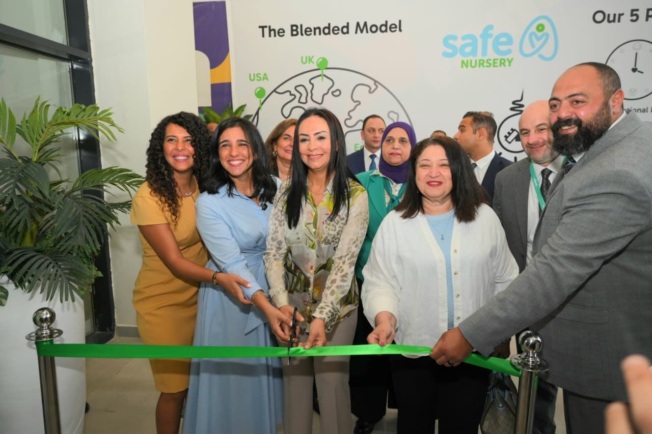 وزيرة التضامن الاجتماعي تفتتح حضانة "Safe" بالتجمع الخامس - الخليج الان
