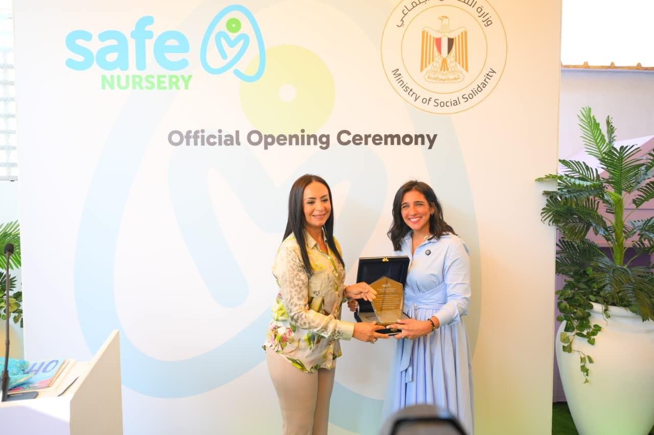 وزيرة التضامن الاجتماعي تفتتح حضانة "Safe" بالتجمع الخامس - الخليج الان