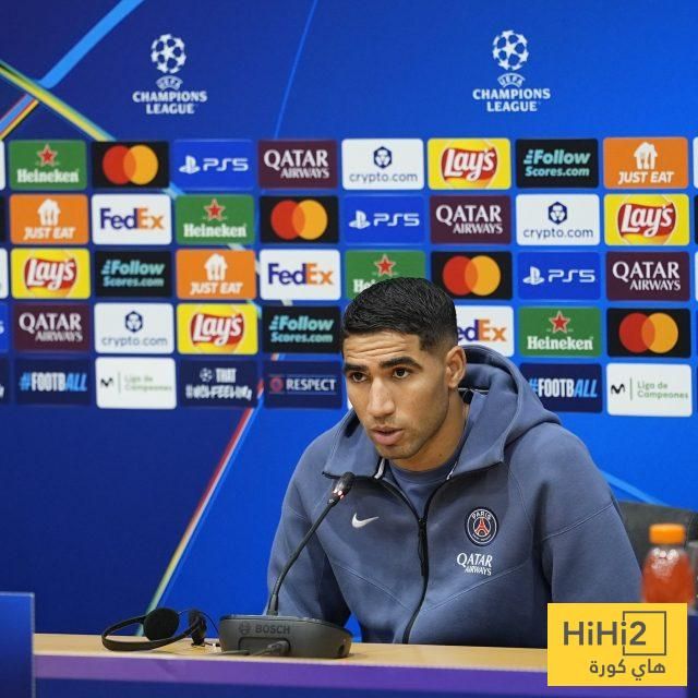 ماذا قال أشرف حكيمي قبل مواجهة برشلونة؟