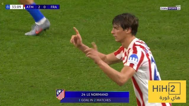 لي نورمان يسجّل أول أهدافه في دوري الأبطال مع أتلتيكو مدريد