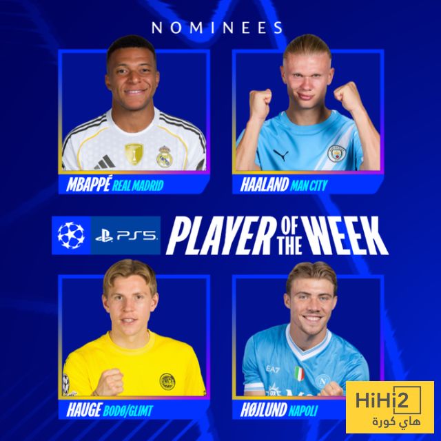 رسميا.. المرشحون لجائزة لاعب الاسبوع في دوري ابطال اوروبا