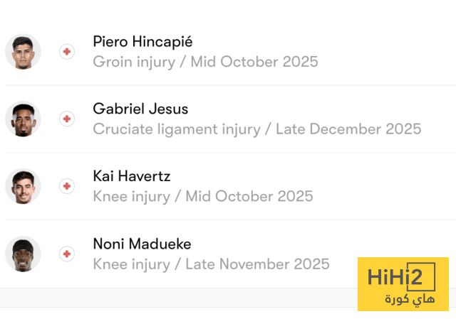 غيابات أرسنال أمام وست هام