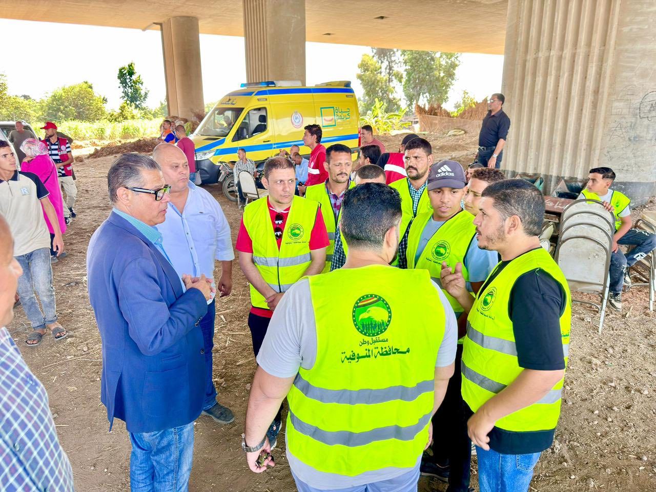 وفد مركزية "مستقبل وطن" يزور المنوفية ويعلن عن تجهيز مساكن بديلة للمواطنين المتضررين من غرق أراضي طرح النيل في قرية دلهمو بأشمون - الخليج الان