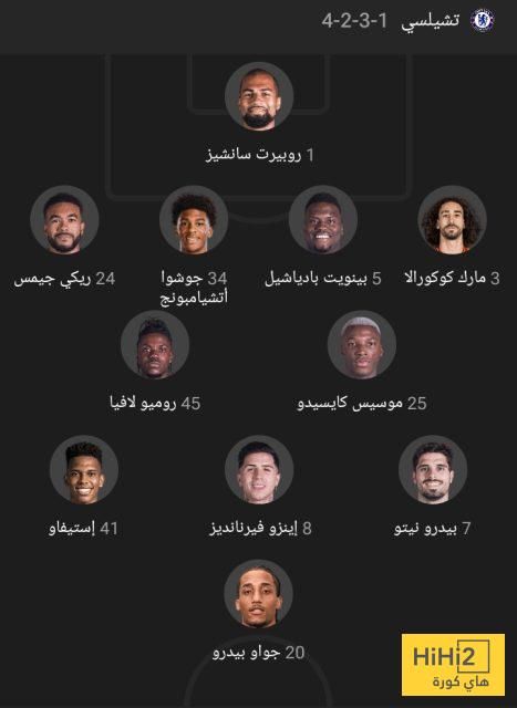 الرسم التكتيكي المتوقع لـ تشيلسي أمام ليفربول