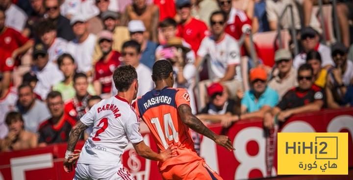 أرقام مميزة لـ راشفورد في الشوط الأول أمام إشبيلية