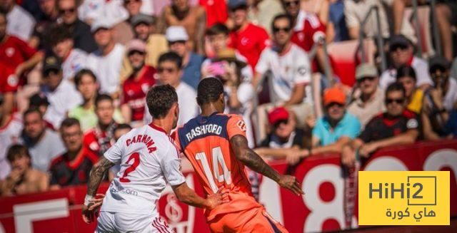 أرقام مميزة لـ راشفورد في الشوط الأول أمام إشبيلية