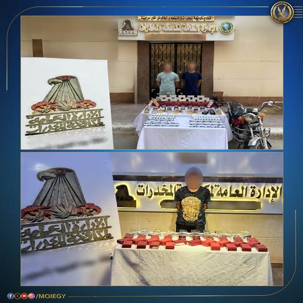 ضربة موجهة لمافيا الكيف.. ضبط 180 مليون قيمة مواد مخدرة بحوزة بؤرة إجرامية في الجناين بالسويس - الخليج الان