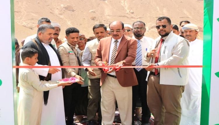 افتتاح مشروع بئر بمنطقة قسم بتمويل كويتي