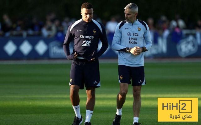مبابي يتدرب مع منتخب فرنسا تحسبا لمباراة اذربيجان