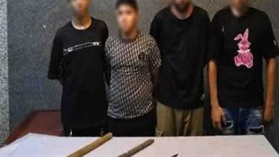 ضبط عاطلان أصابا آخرين بسلاح أبيض في المطرية - الخليج الان