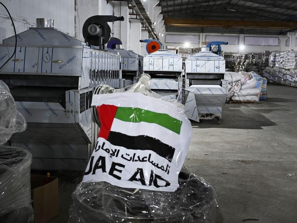 بدعم من وكالة الإمارات للمساعدات الدولية.. جسر الدعم الإماراتي لقطاع غزة عبر مصر يتجاوز 1.7 مليار دولار - الخليج الان