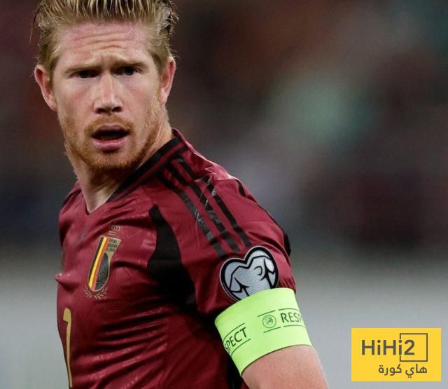 إحصائيات دي بروين أمام شمال مقدونيا