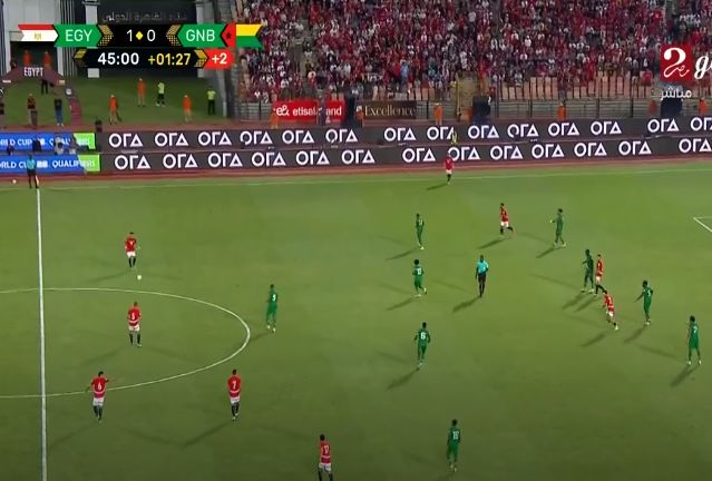 برأسية محمد حمدي: منتخب مصر يتقدم على غينيا بيساو بهدف نظيف في الشوط الأول - الخليج الان