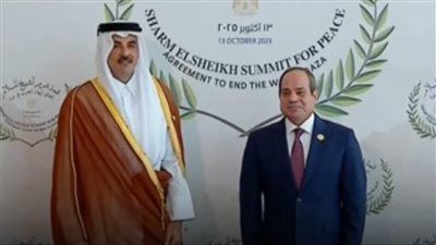 الرئيس السيسي يستقبل ملك البحرين قبيل انطلاق "قمة شرم الشيخ للسلام" - الخليج الان