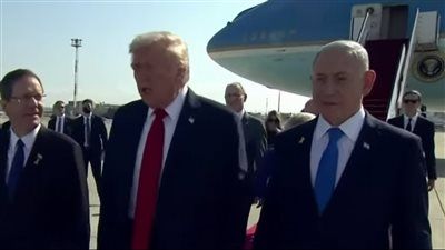 عاجل|الرئيس الأمريكي دونالد ترامب يصل إلى إسرائيل|صور - الخليج الان